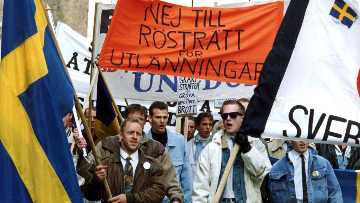 SD-demonstration 1991.