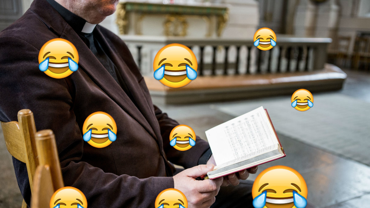 Svenska Kyrkan har skämtat till det rejält på Twitter.