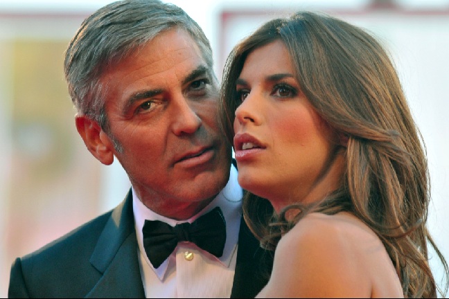 Clooney med sitt ex Canalis som nu berättar om förhållandet.
