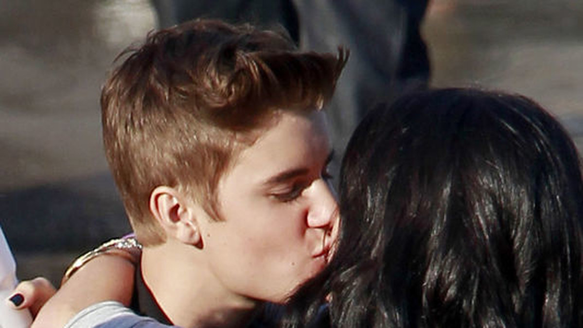 Justin Bieber och Selena Gomez 2012. 