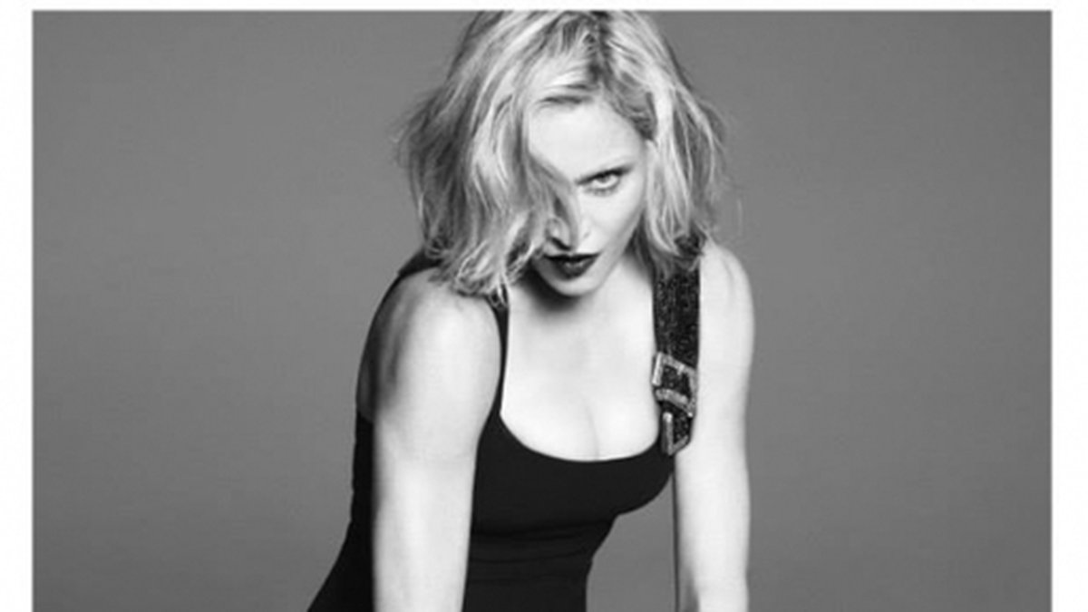 Madonna för Versace. 