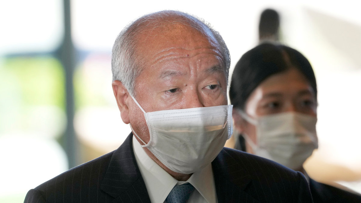 Japans finansminister Shunichi Suzuki. Arkivblid.