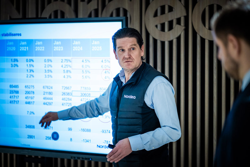 Kjetil Olsen, chefsekonom på Nordea i Norge, har jämfört bolånesystemen i Norge, Danmark och Sverige. Arkivbild.