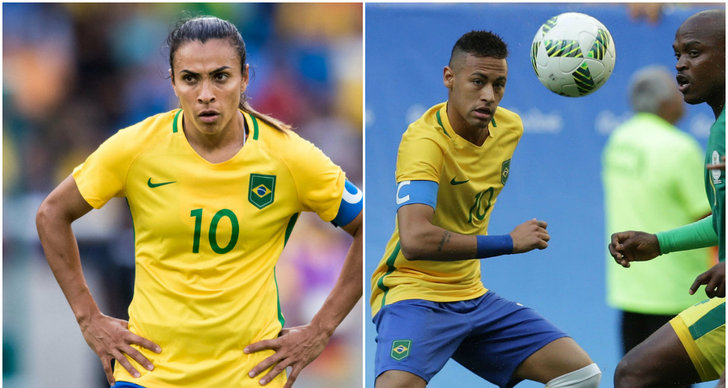 Olympiska spelen, Brasilien, Neymar, Marta