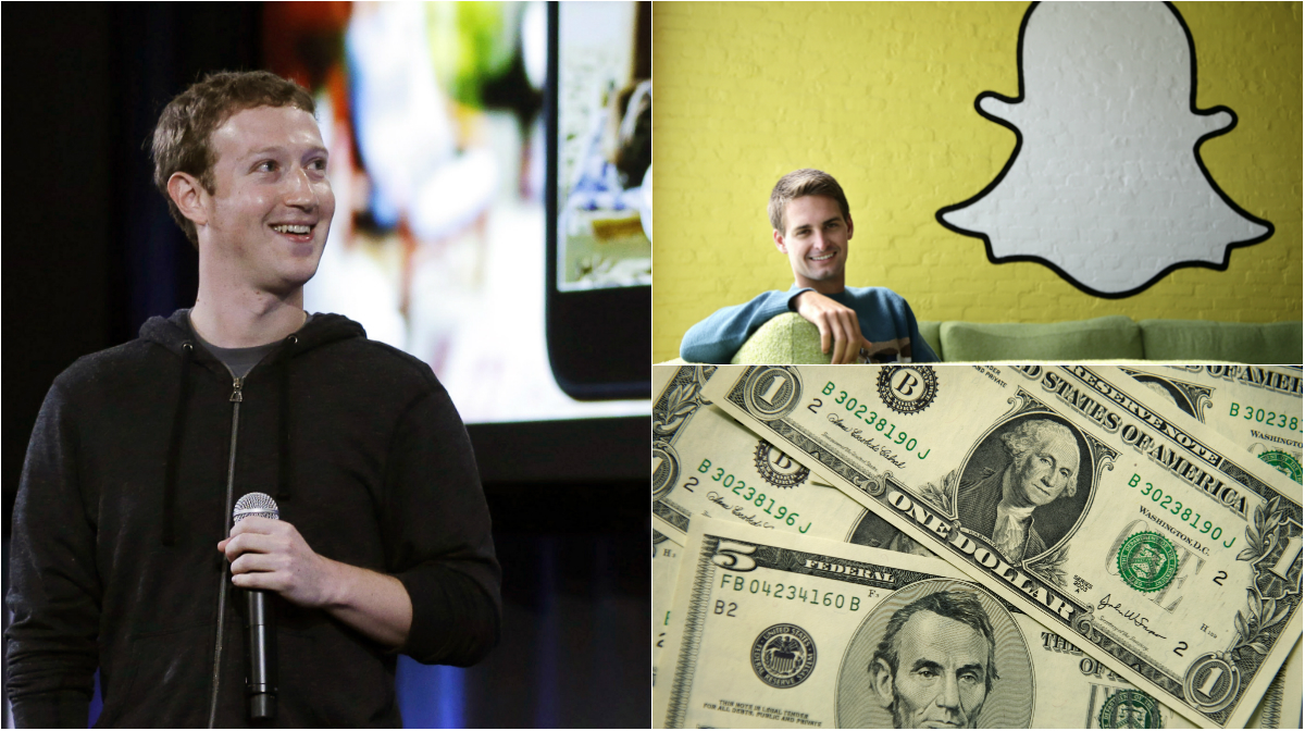 Snapchats vd Evan Spiegel fortsätter nobba Mark Zuckerberg.