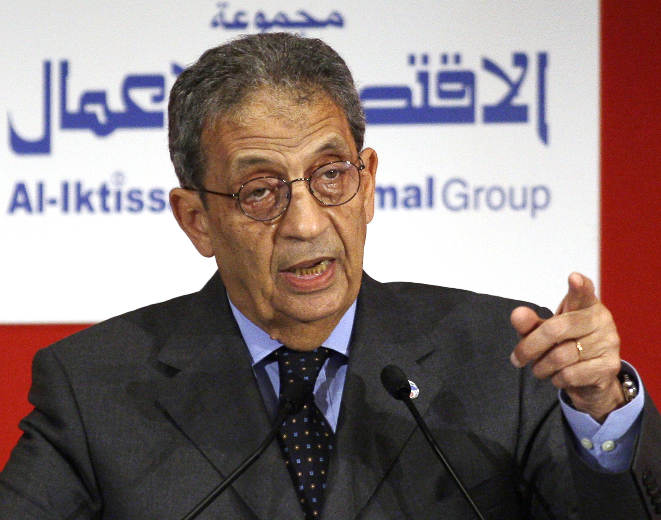 Amr Moussa blir näste president i Egypten om egyptierna får välja.