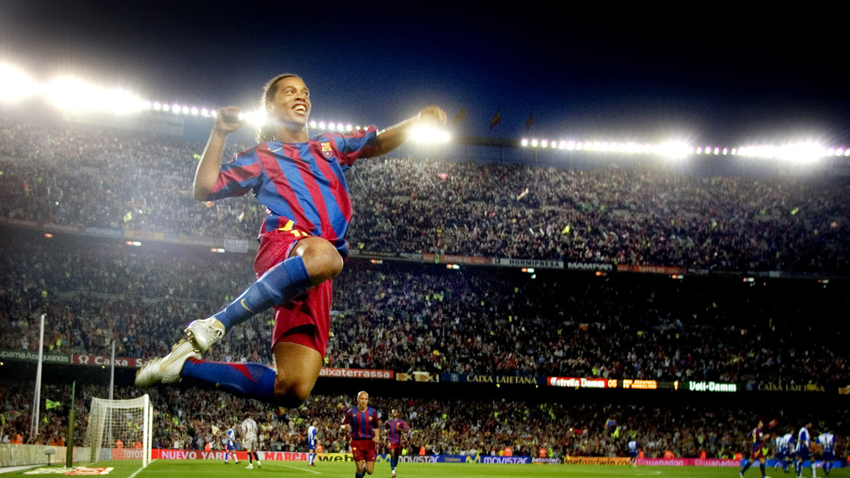 Ronaldinho hade en mycket framgångsrik karriär i FC Barcelona.