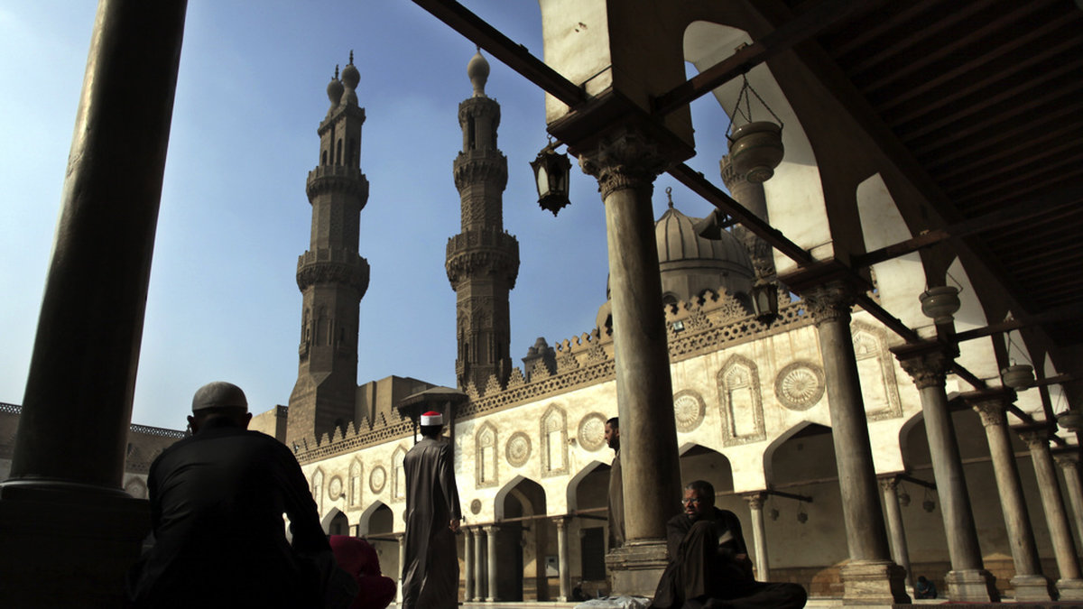 al-Azhar-moskén i Kairo. Arkivbild.