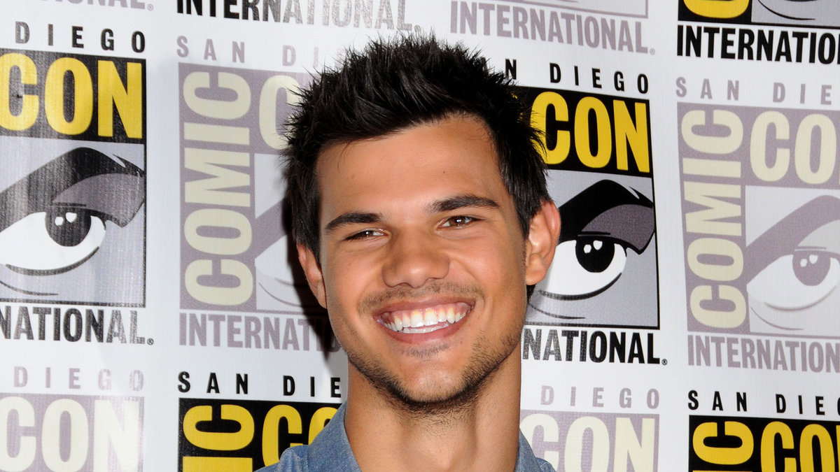 Tjejfavoriten Taylor Lautner är nästan alltid glad. 