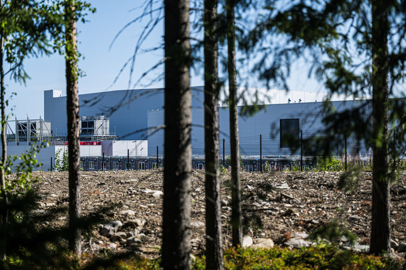 Både Northvoltanställda och andra oroas över beskedet om varslen. Bild från i augusti.