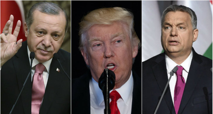 Recep Tayyip Erdoğan, Rodrigo Duterte, Viktor Orban