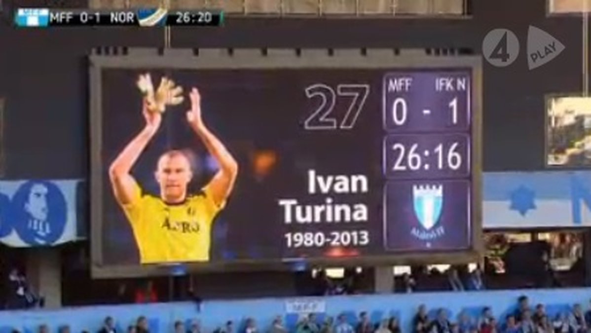 Både spelare och supportrar hyllade AIK:s avlidne målvakt.