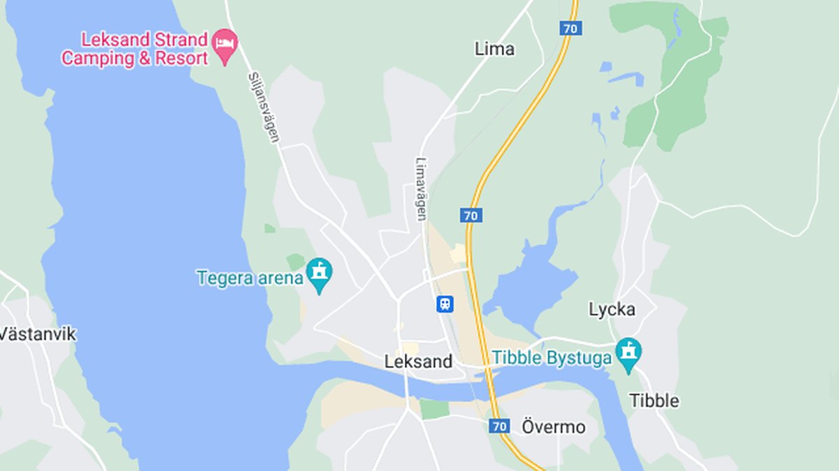 Google maps, Leksand