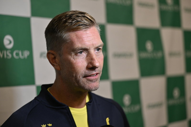 Sveriges Davis-Cup-kapten Simon Aspelin.