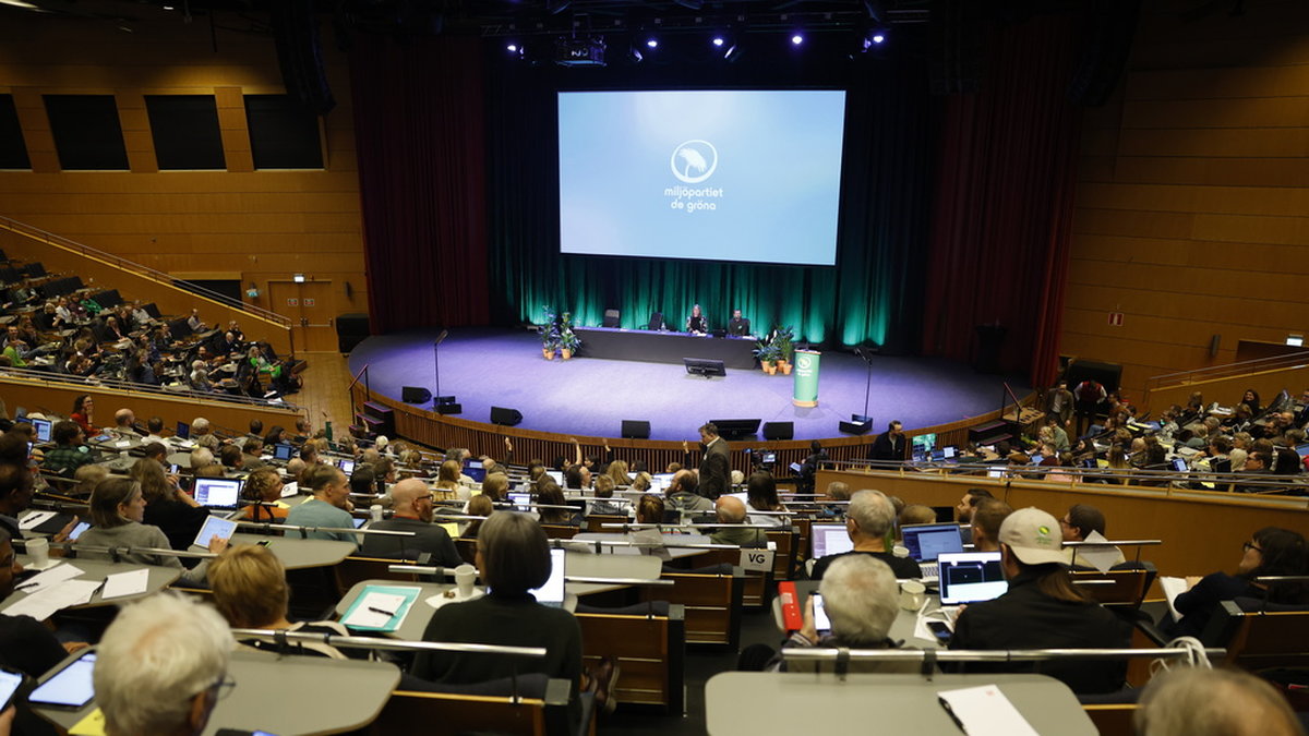 Miljöpartiets kongress som hålls i Örebro.