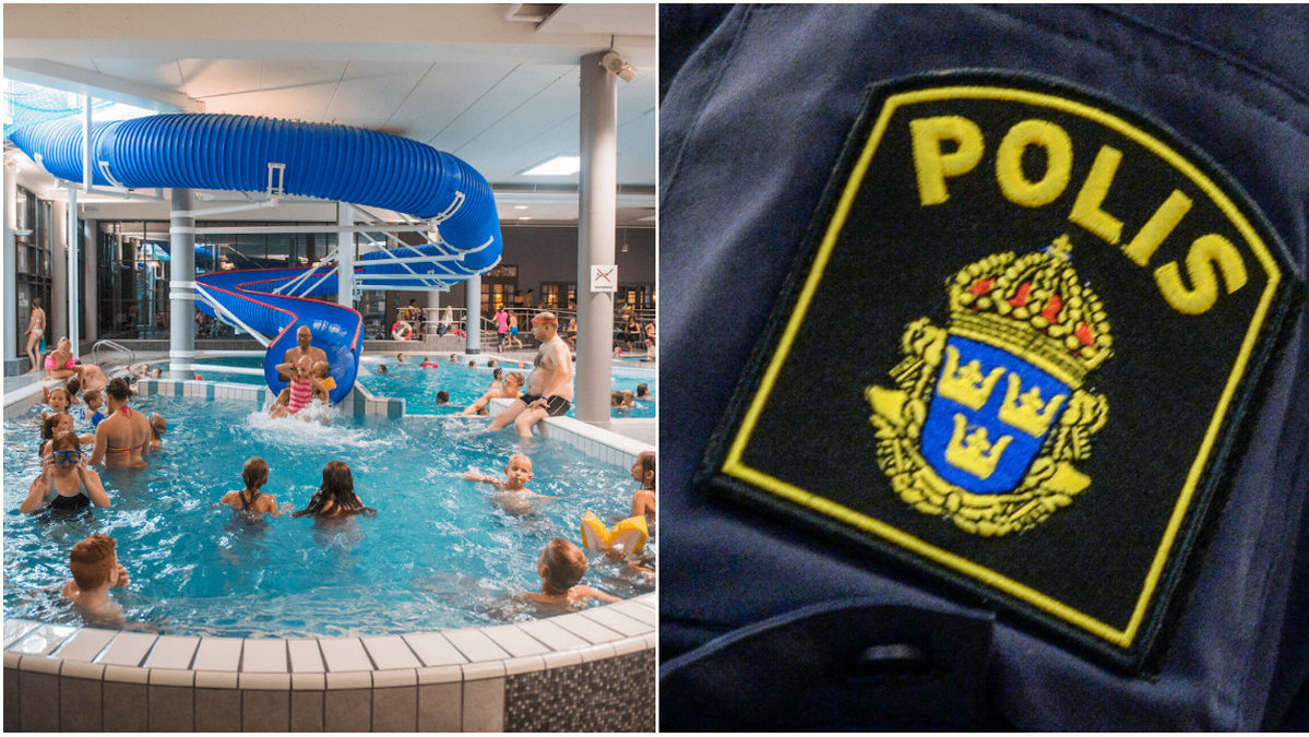 Polisen finns på Eriksdalsbadet under hela veckan.