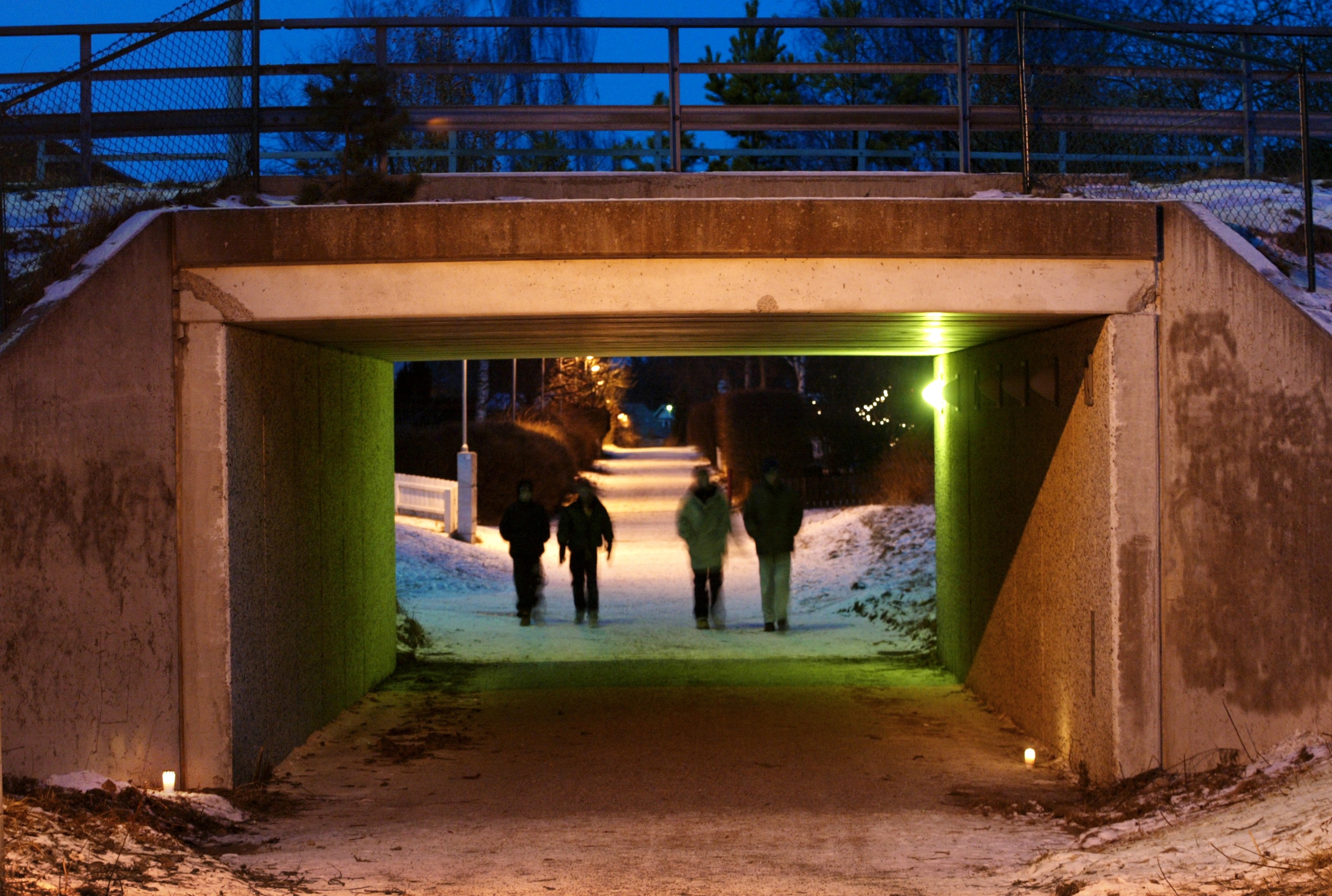 En kvinna knivhöggs när hon passerade genom en gångtunnel med sin barnvagn i Malmö. Bilden är från ett annat tillfälle.