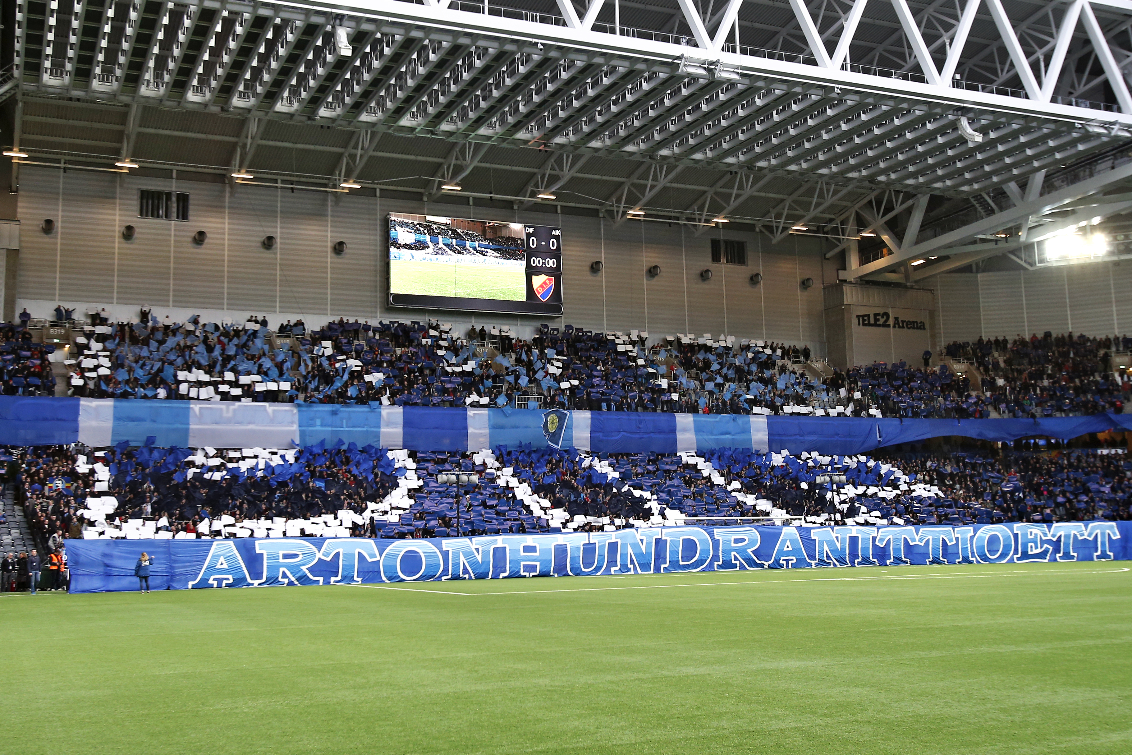 16 april 2014 spelades det derby på Tele2. AIK tog en 3–0-ledning efter ett fantastiskt mål av Eero Markkanen, men efter det hände något. Djurgården tog över totalt och lyckades sätta två bollar, men AIK kunde hålla undan och vinna med 3–2. Lagens tifon var som vanligt av hög kvalité. 16 april 2014 spelades det derby på Tele2. AIK tog en 3–0-ledning efter ett fantastiskt mål av Eero Markkanen, men efter det hände något. Djurgården tog över totalt och lyckades sätta två bollar, men AIK kunde hålla undan och vinna med 3–2. Lagens tifon var som vanligt av hög kvalité.
