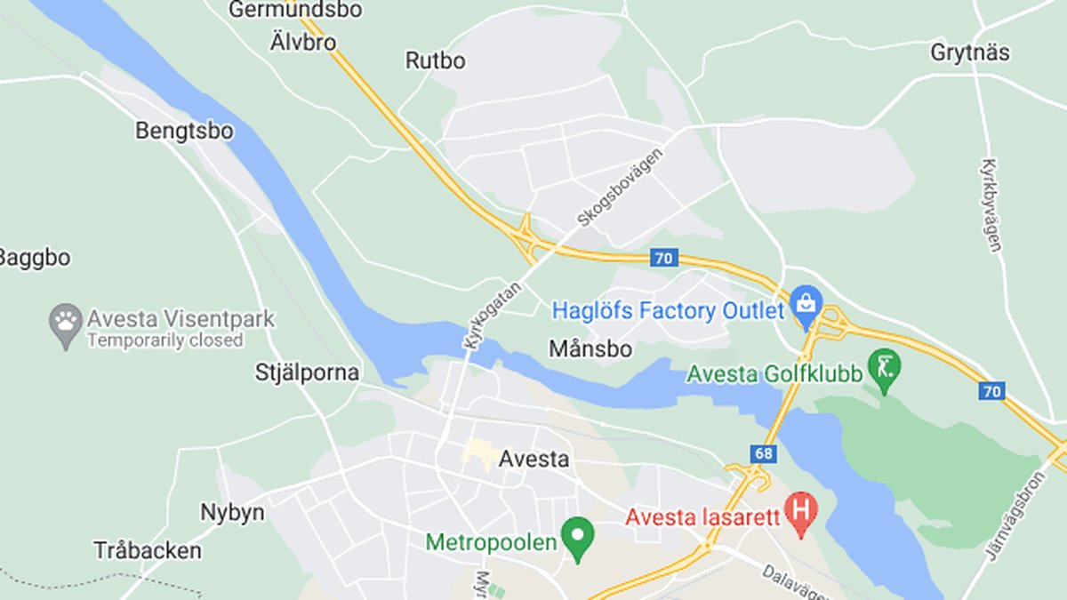 Google maps, Avesta