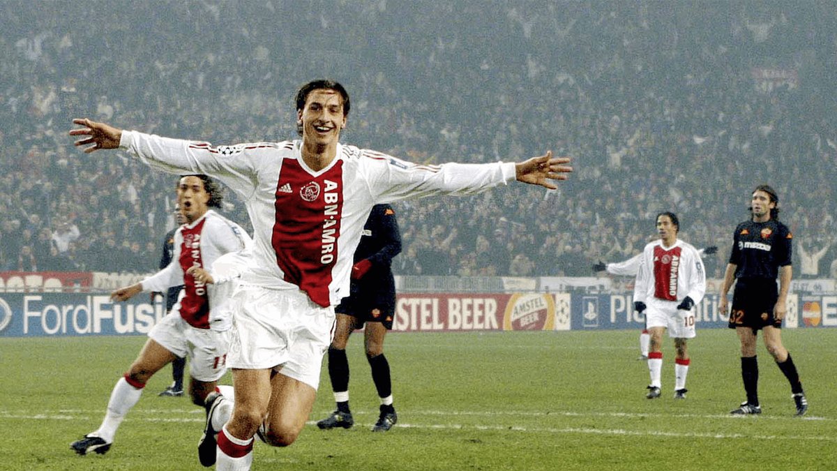 Zlatan gick från Malmö FF till Ajax. 