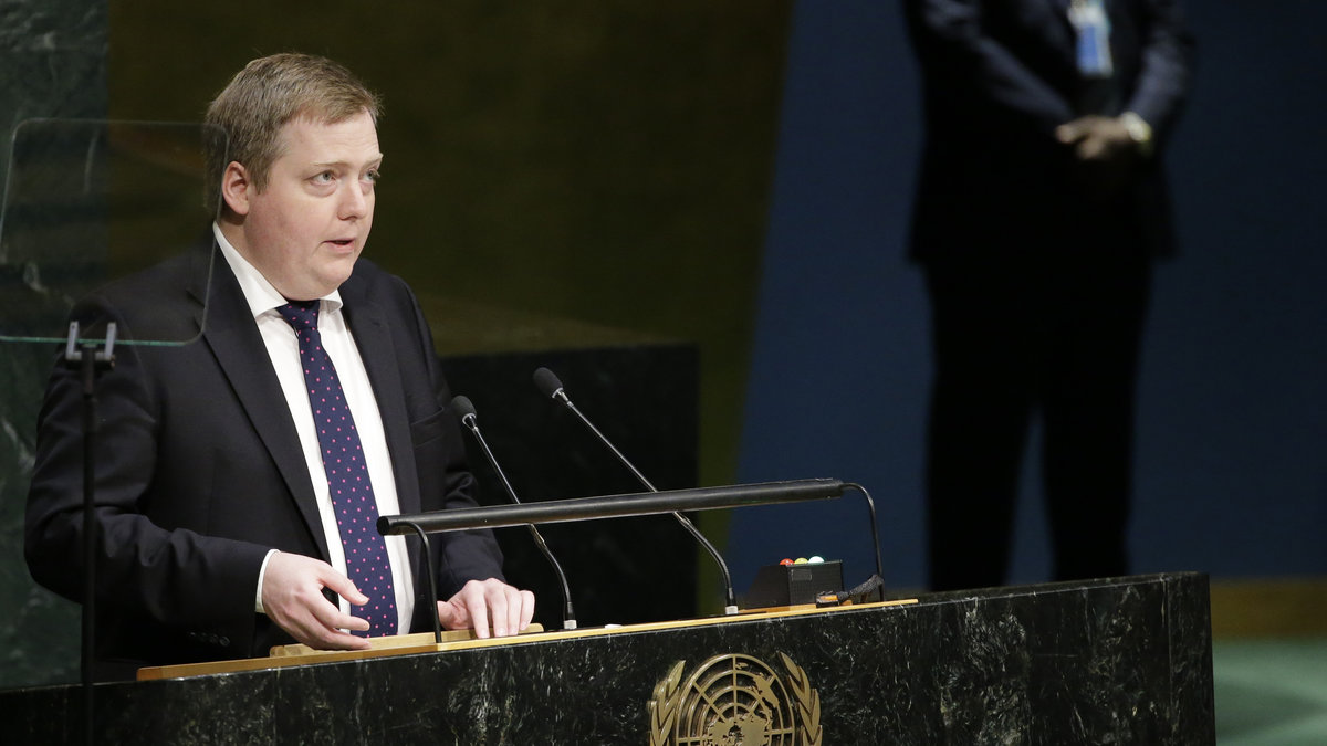 Islands statsminister avgår.