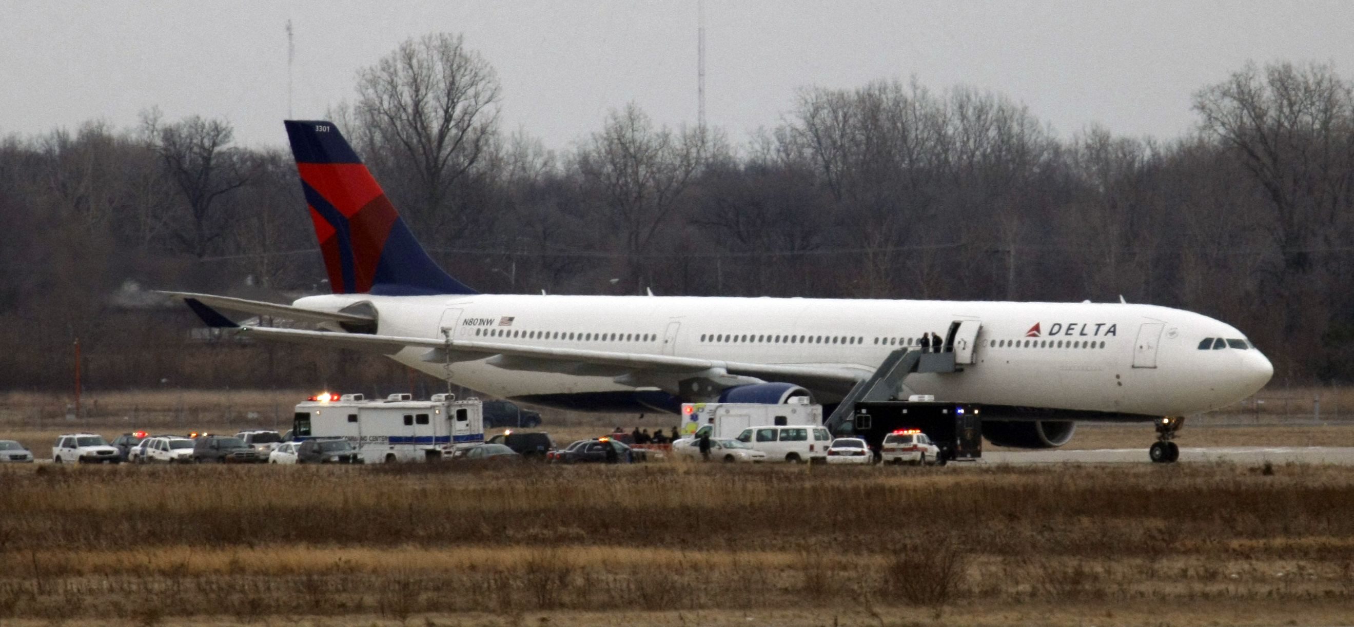 Flight 253 utsattes på juldagen för ett kapningsförsök.