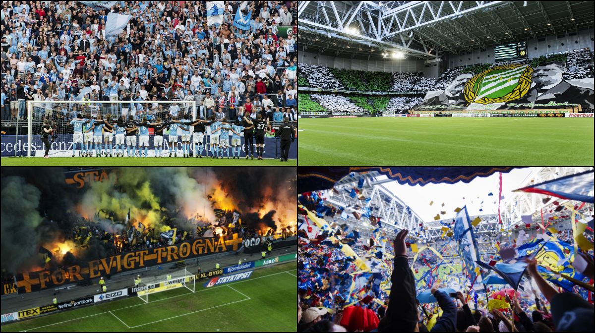 Hammarby IF, Fans, AIK, Supportrar, ifk goteborg, Djurgården IF, Malmö FF, publik