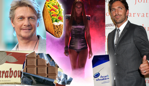 Shampoo, choklad och tacos. Det är några av de saker som kändisarna gjort reklam för. Shampoo, choklad och tacos. Det är några av de saker som kändisarna gjort reklam för.