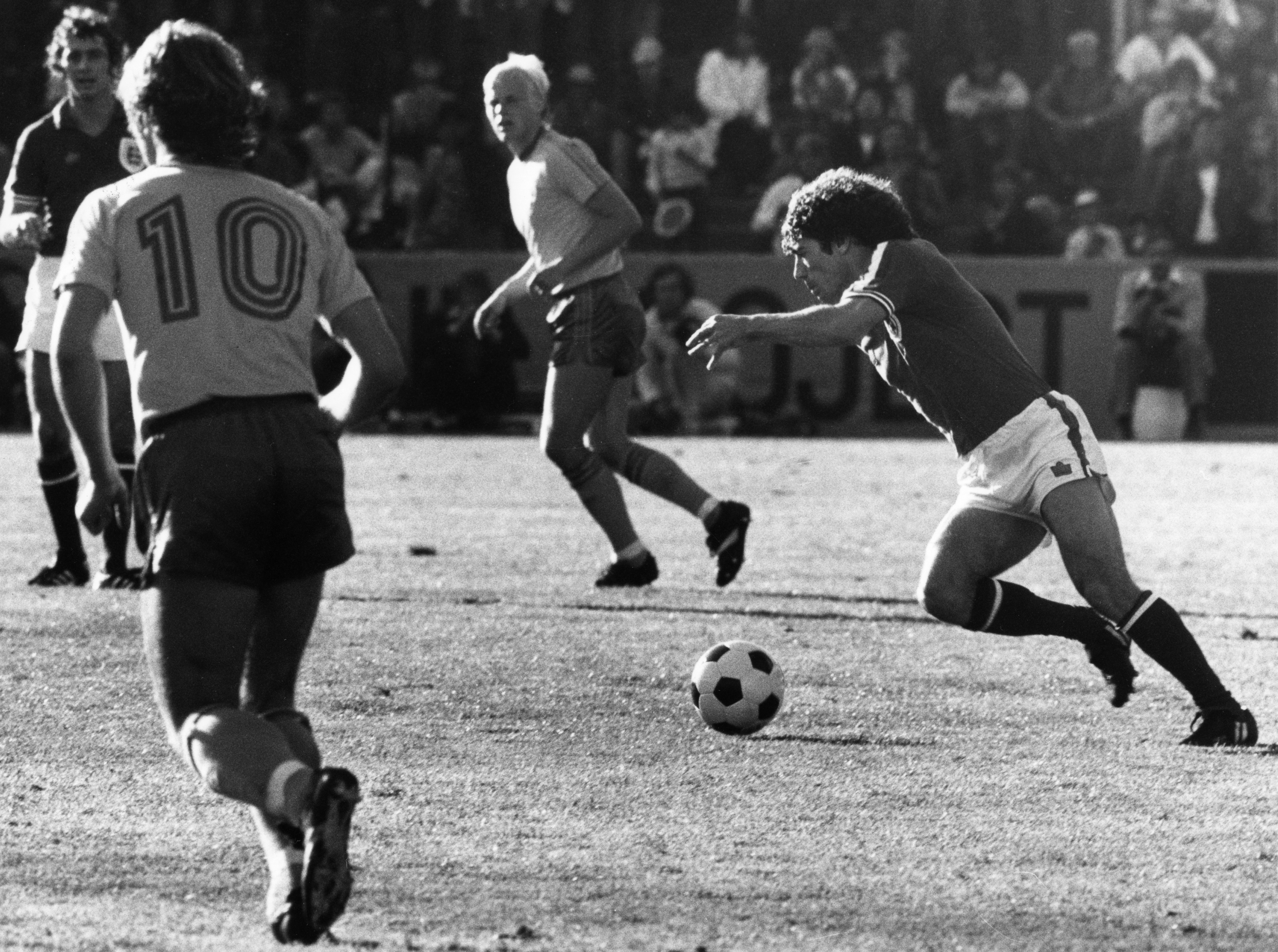 1979: Kevin Keegan på framfart. 1979: Kevin Keegan på framfart.