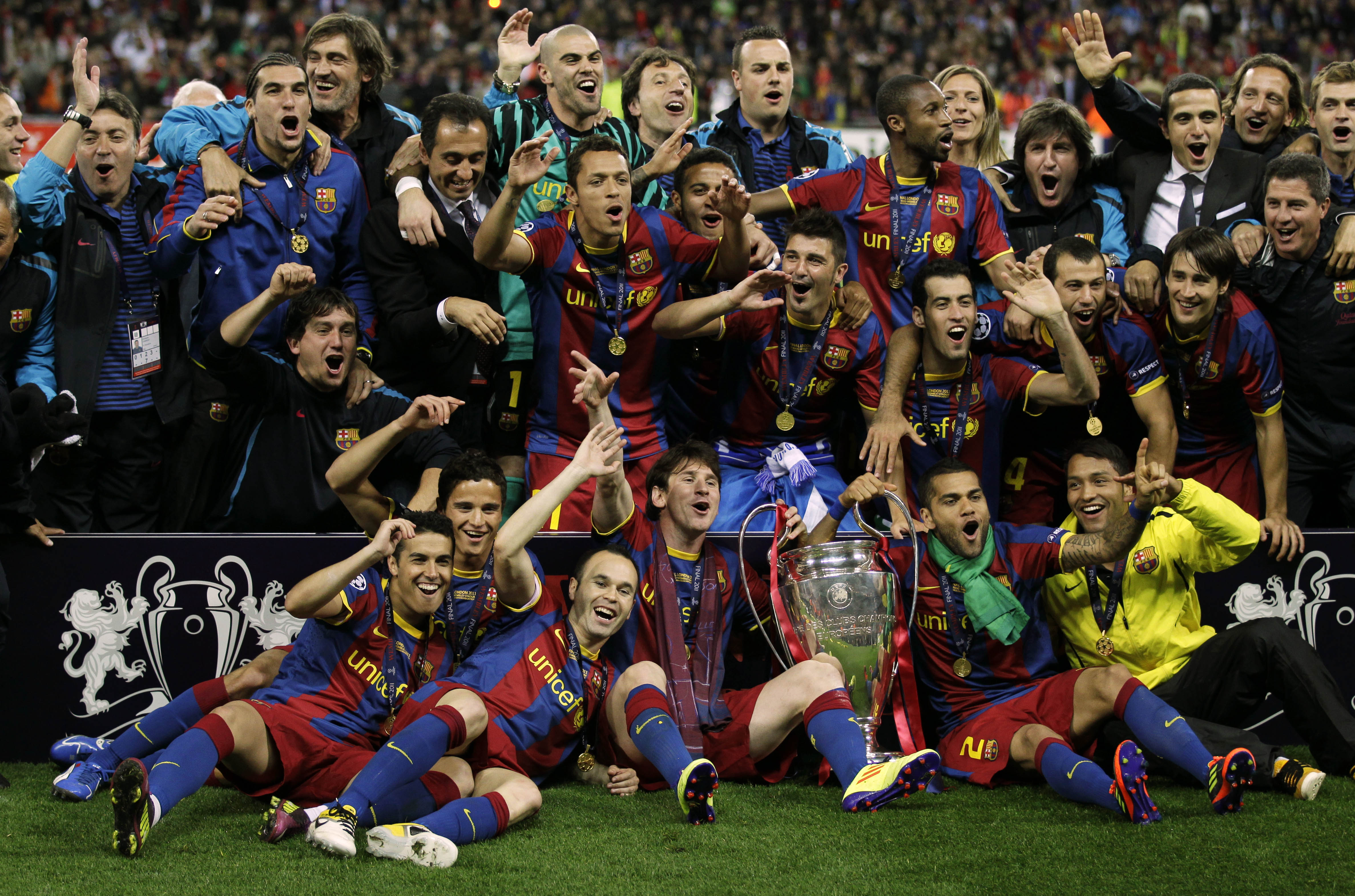 F.C. Barcelona vann på lördagen sin fjärde Champions League-titel efter att ha malt sönder Manchester United med 3-1 i en drömfinal. F.C. Barcelona vann på lördagen sin fjärde Champions League-titel efter att ha malt sönder Manchester United med 3-1 i en drömfinal.