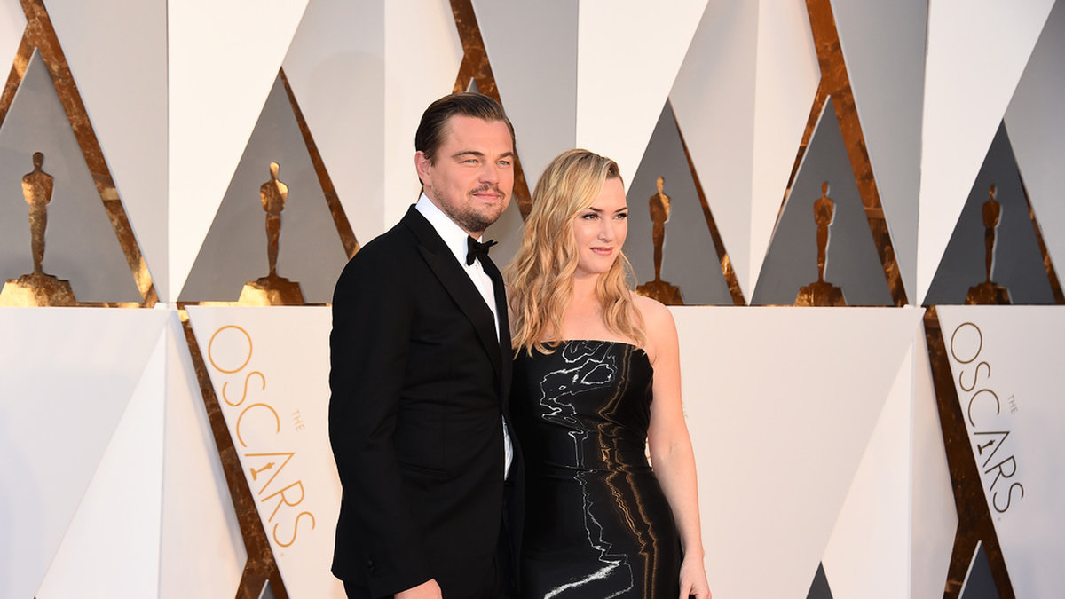 Leonardo DiCaprio och Kate Winslet innehar huvudrollerna i filmen 'Titanic' från 1997. Arkivbild.
