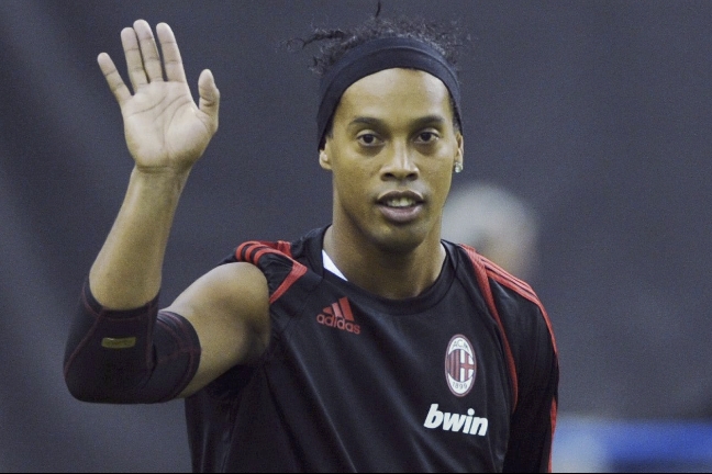David beckham, Ronaldinho, serie a, milan, Brasilien, LA Galaxy