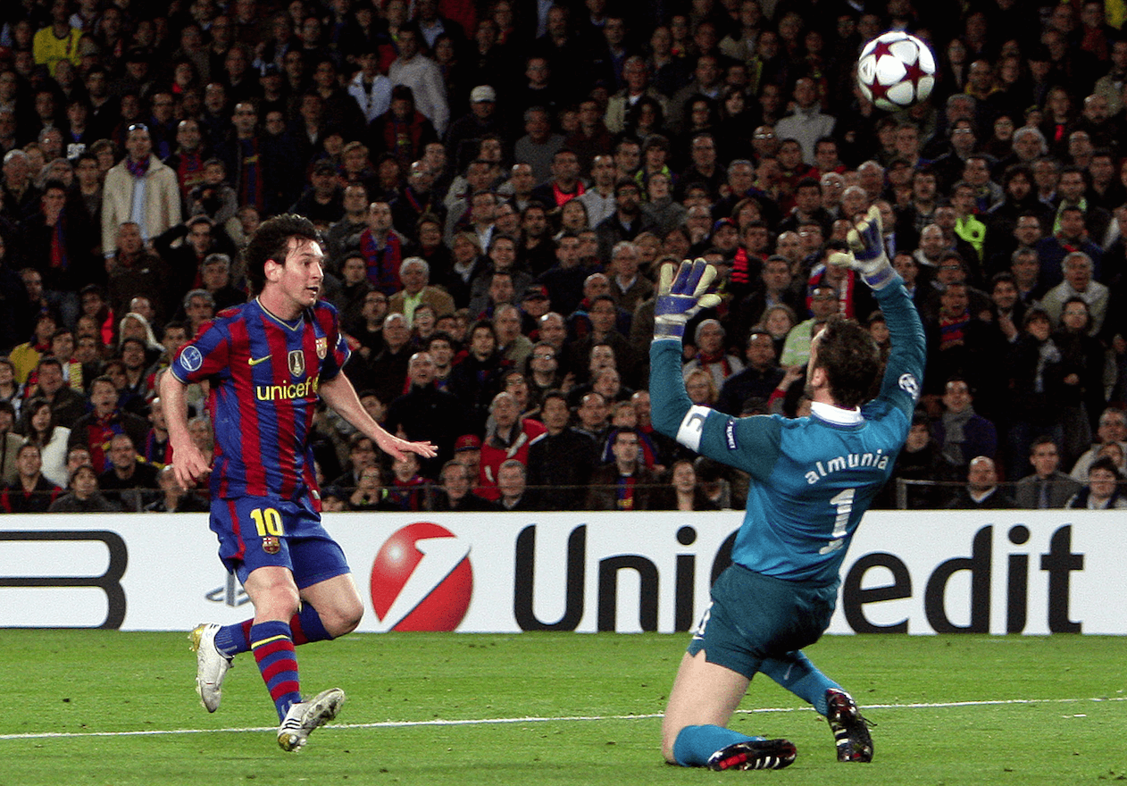 Messi har förstås gjort mål även på Arsenal. Messi har förstås gjort mål även på Arsenal.