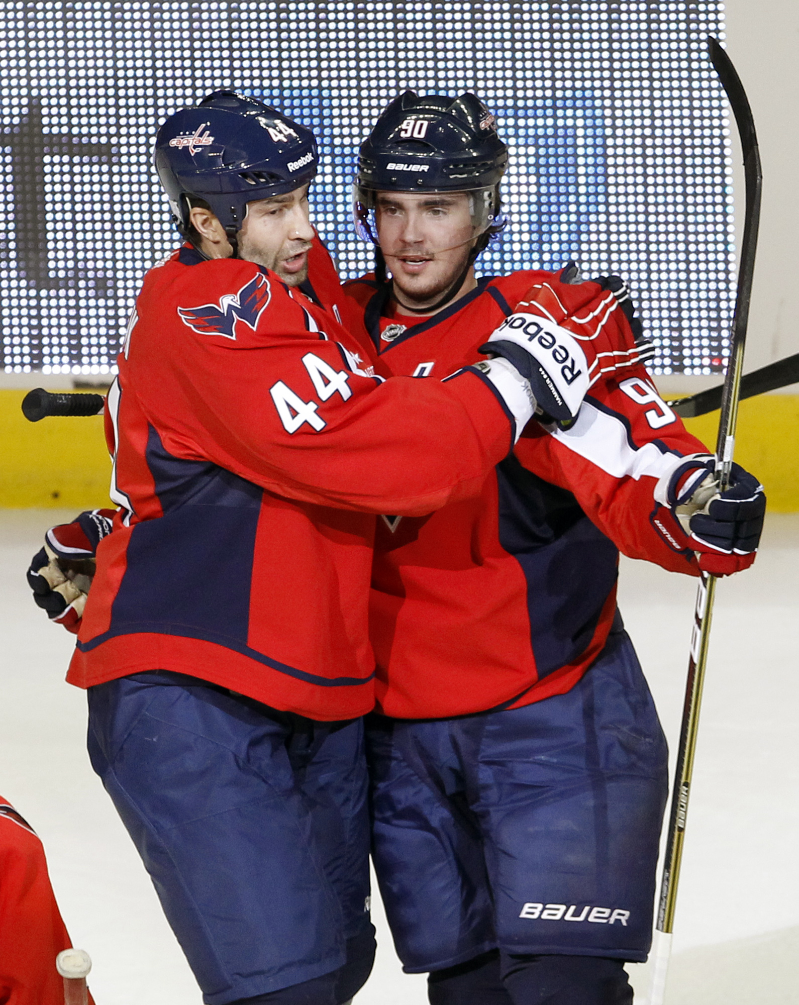 Marcus Johansson hade inte mycket att jubla för när Buffalo Sabres besegrade hans Whasington Capitals Marcus Johansson hade inte mycket att jubla för när Buffalo Sabres besegrade hans Whasington Capitals