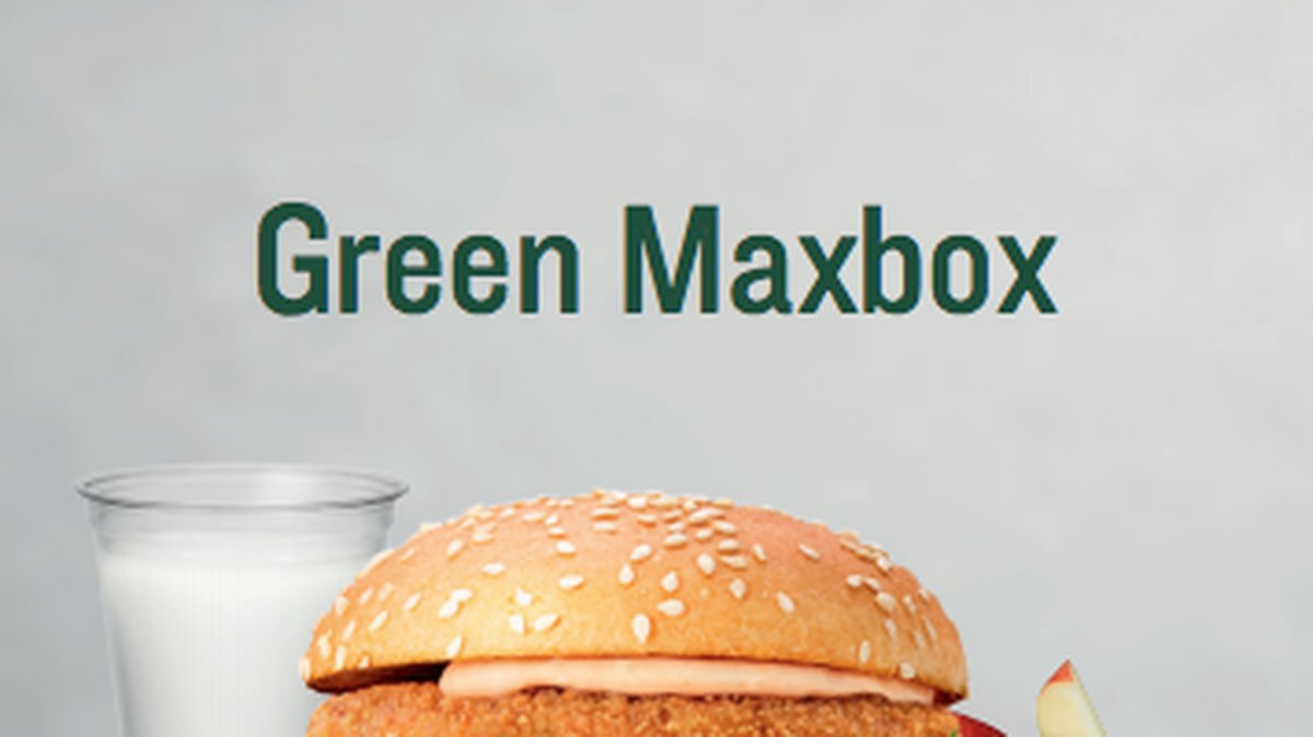 Maxboxen finns vegans. 