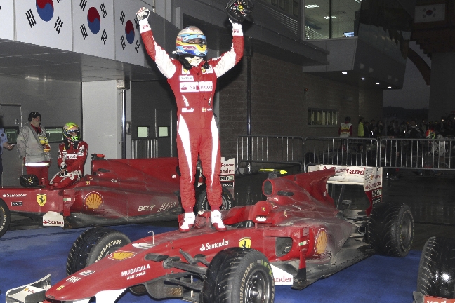 Sydkorea, Grand Prix, Formel 1, Ferrari, Sebastian Vettel, Nico Rosberg, Fernando Alonso, Red Bull, Mark Webber