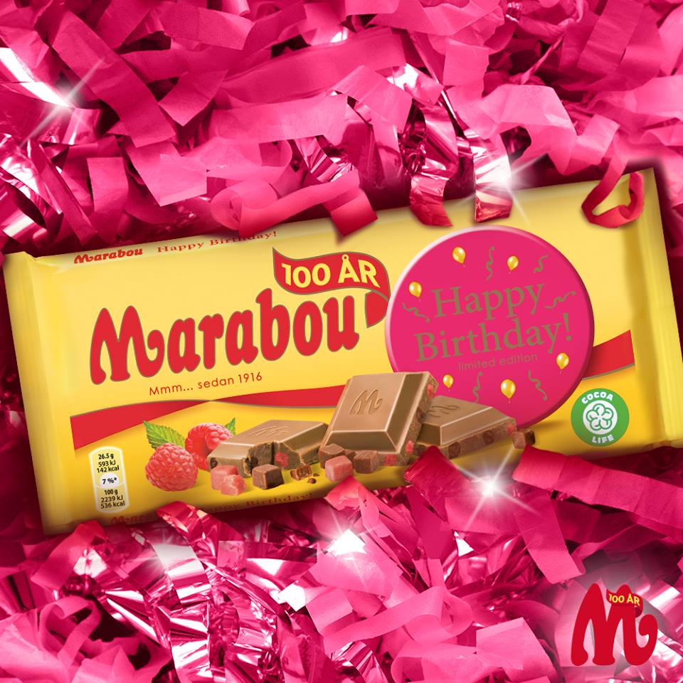 Marabou ny smak, Särskrivning, marabou, Choklad