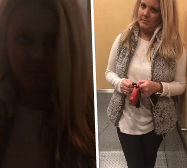 Kvinnan som hindrade D'Arreion Toles står i hissen Kvinnan som hindrade D'Arreion Toles står i hissen