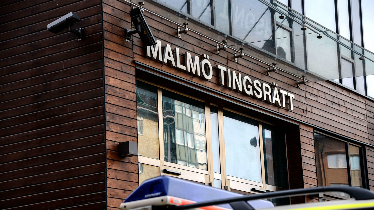 Malmö Tingsrätt där mannen åtalas. Bilden är tagen vid ett annat tillfälle.