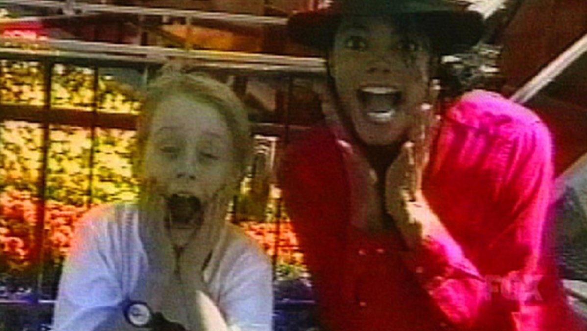 Macaulay Culkin och hans dåvarande bästis Michael Jackson på Neverland Ranch. 