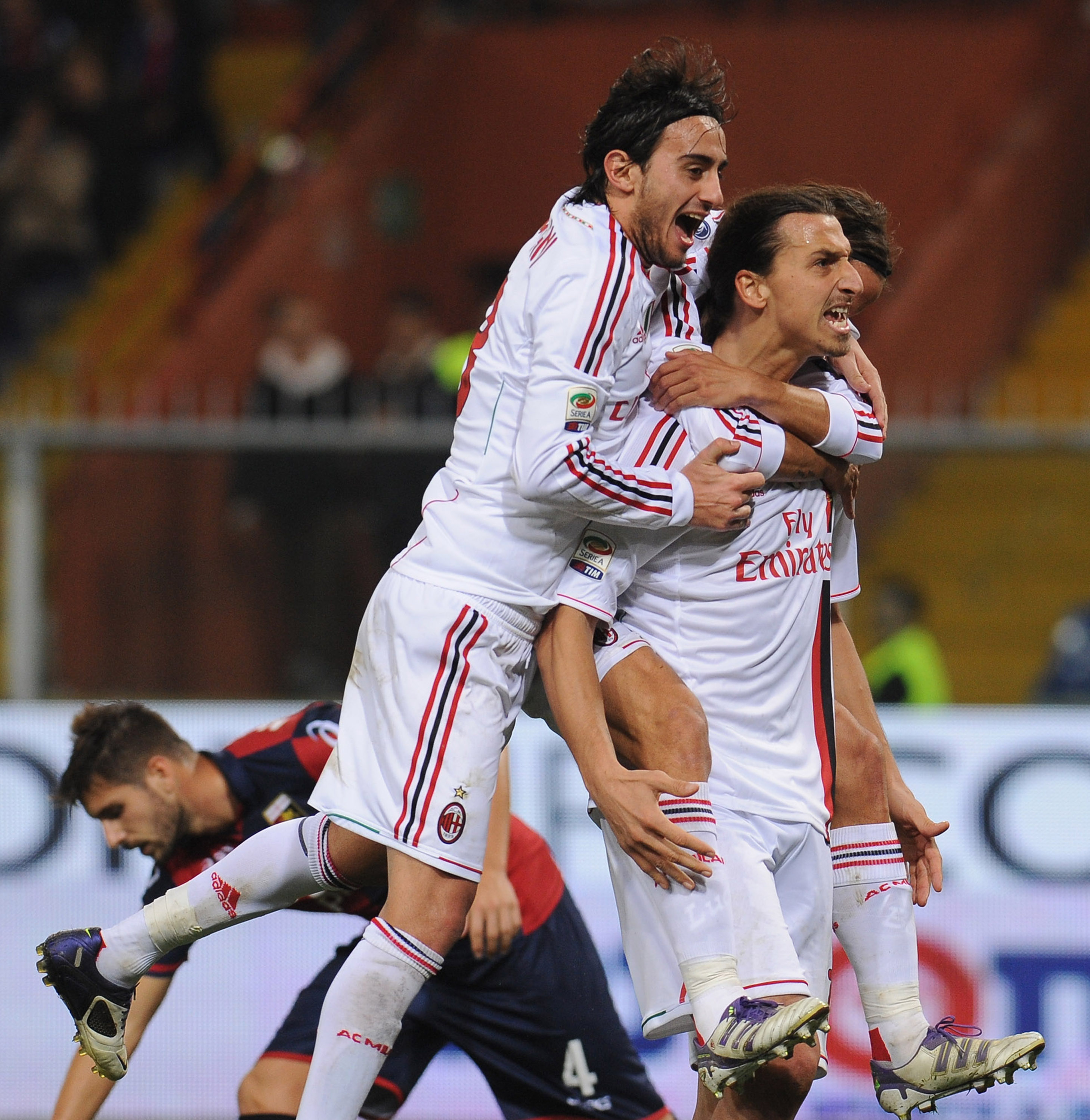 I den trettonde omgången mötte Milan Genoa borta. Zlatans målkalas fortsatte. Han gjorde 0-1-målet i en match som slutade 0-2 till det gästande laget.