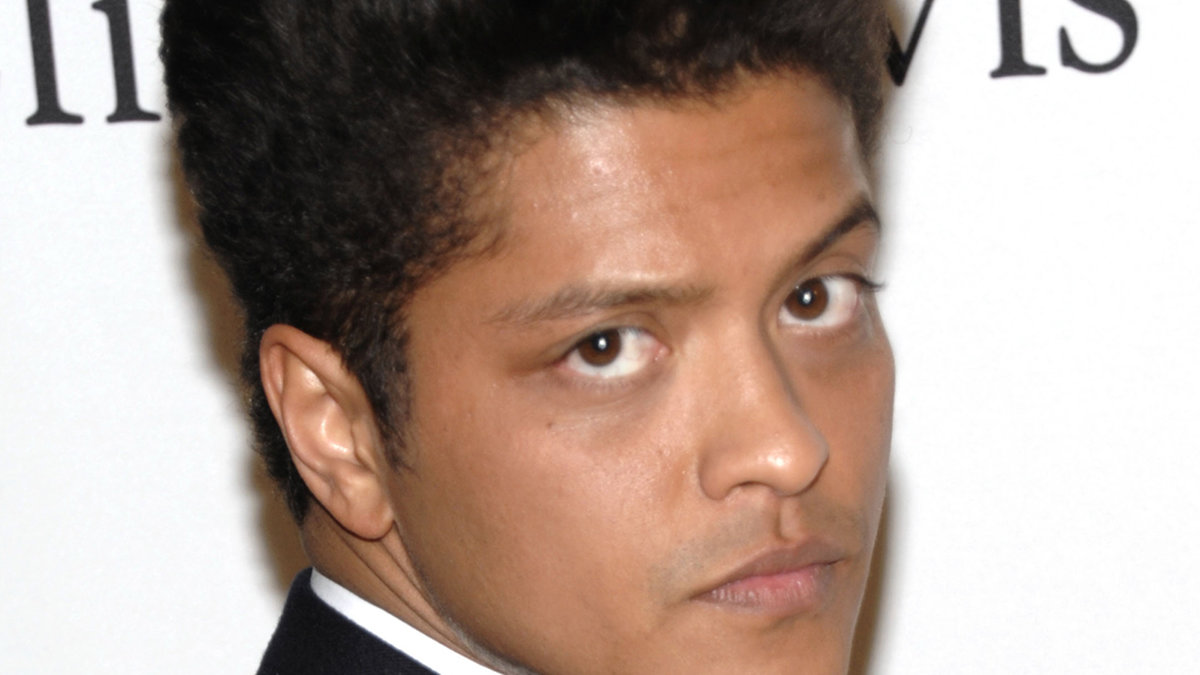 5. På femte plats hittar vi artisten Bruno Mars. 