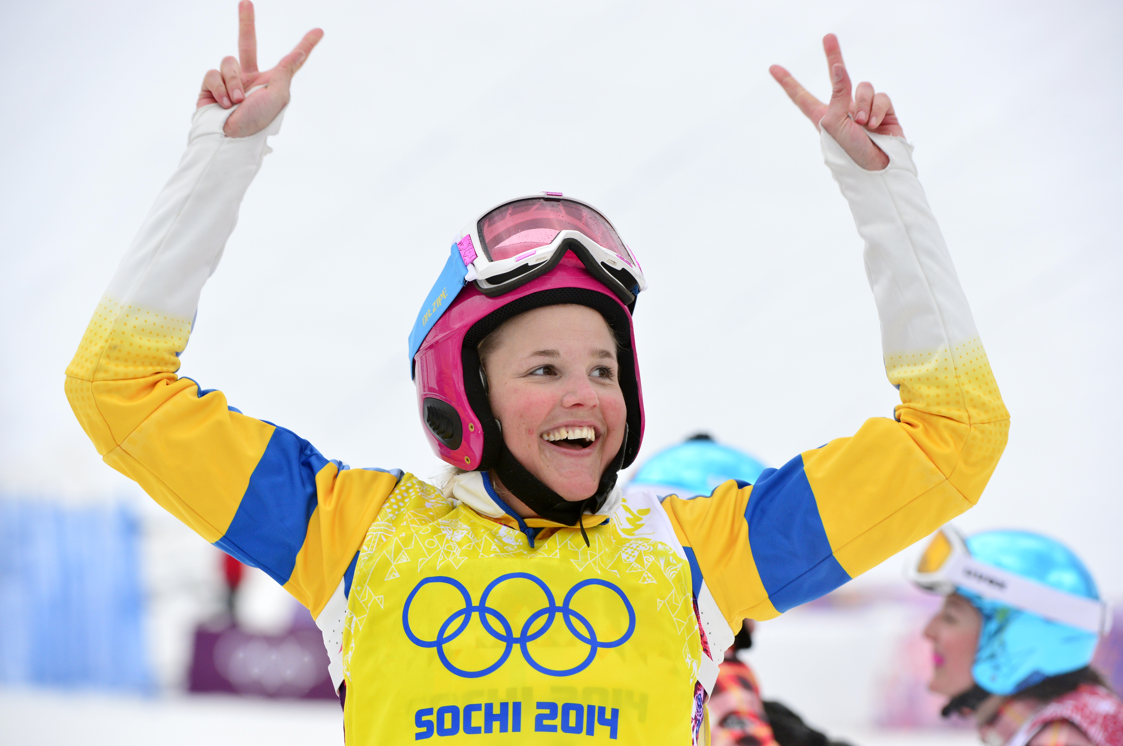 Ryssland, Anna Holmlund, Final, Skicross, Vinter-OS, Medalj, Freestyle, sotji, Brons, Sverige