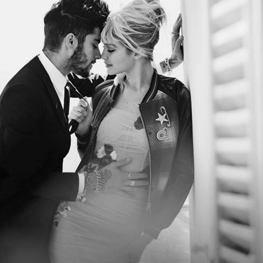 Zayn Malik och Gigi Hadid för Vogue. Zayn Malik och Gigi Hadid för Vogue.