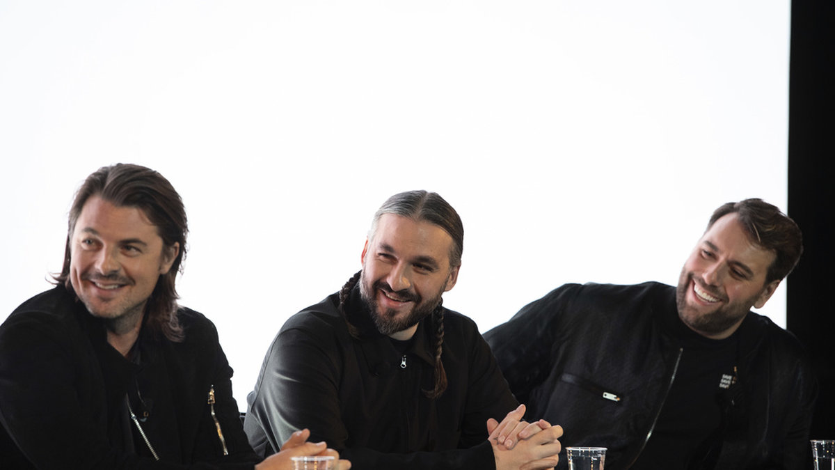 Swedish House Mafias Axwell, Steve Angello och Sebastian Ingrosso. Arkivbild.