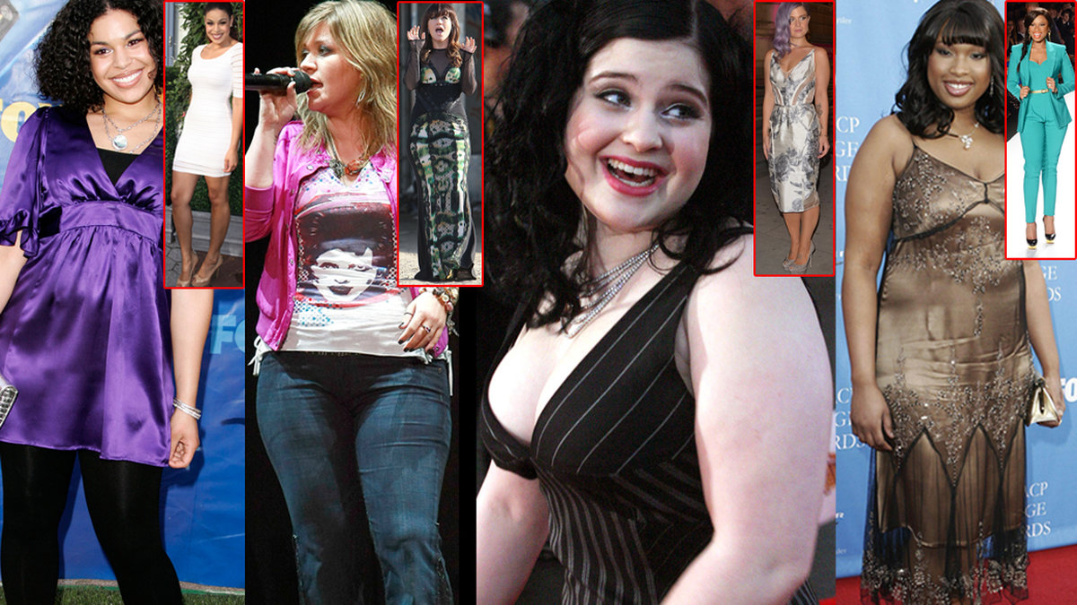 Jordin Sparks, Kelly Clarkson, Kelly Osbourne och Jennifer Hudson har alla gjort en otrolig viktresa. 