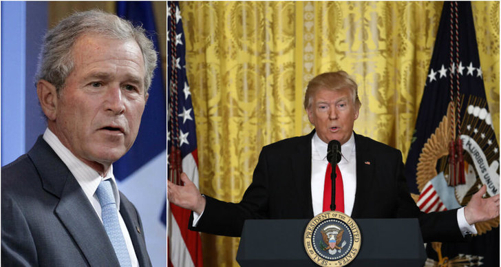 Media, George W Bush, Donald Trump, Pressfrihet, Fake news, Kritik