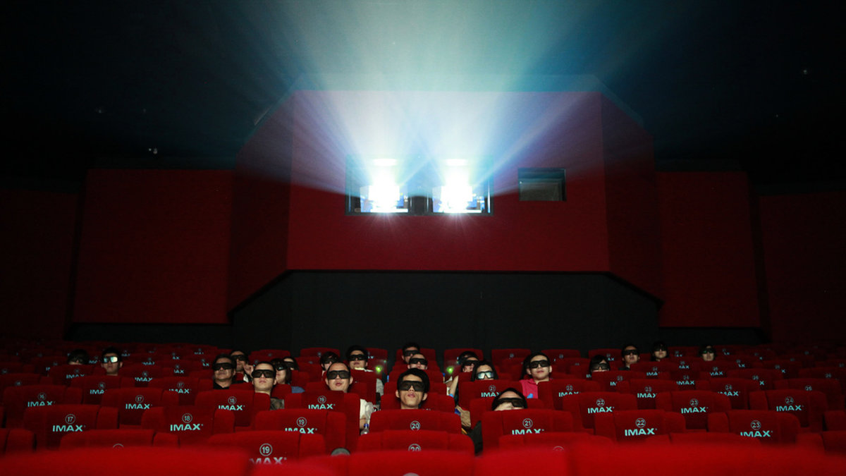 En biograf i Peking 2013. Arkivbild.