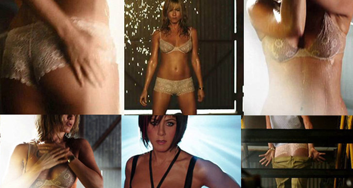 Jennifer Aniston, strippa, Träning