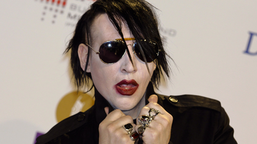 Manson, som vi är vana att se honom.